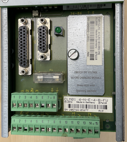 REXROTH CLM01.4-N-E-4-B-FW INDRAMAT POSTIONING CONTROL