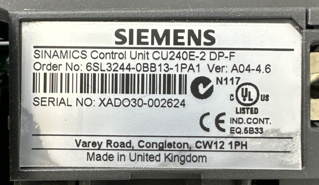 SIEMENS 6SL3224-0BE27-5UA0 POWER MODULE 240 BOP-2 CU240E-2 DP-F *PLASTIC CRACKED