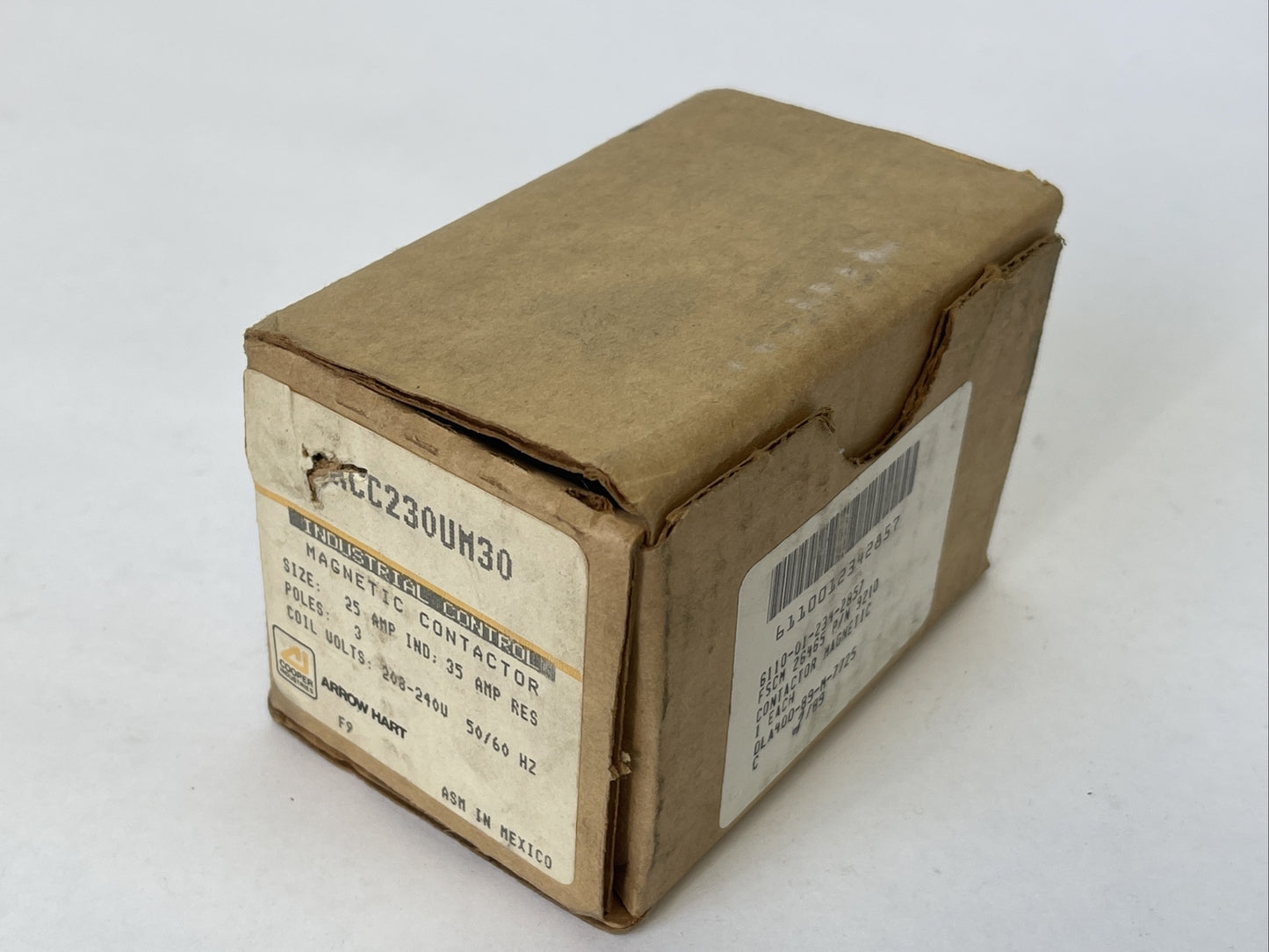 INDUSTRIAL CONTROL ACC230UM30 MAGNETIC CONTACTOR COIL 208-240V 50/60HZ