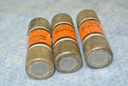 LOT of 3 / GOULD-SHAWMUT A4J10 AMP-TRAP® FUSE / 10A / 600V