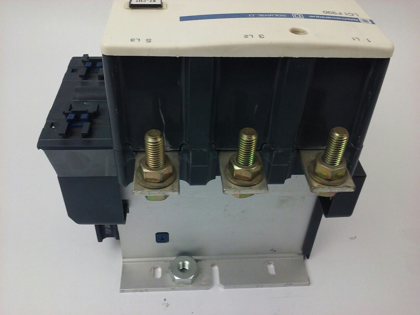 TELEMECANIQUE LC1F330 CONTACTOR,3PH,600VAC, 370A, 250HP, 120/127V 40/400HZ COIL