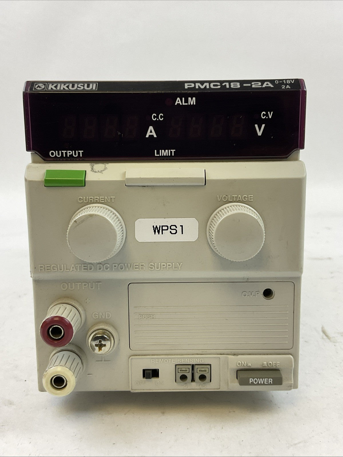 KIKUSUI PMC18-2A INPUT 100VAC OUTPUT 18VDC 2A POWER SUPPLY