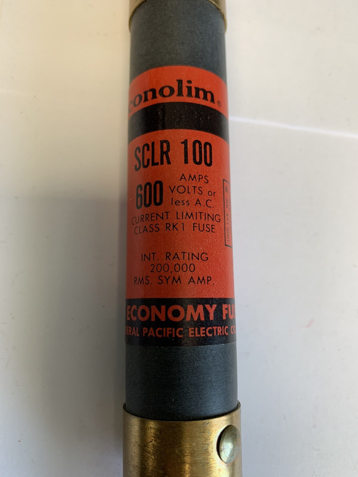 Economy Fuse SCLR100 100A 600V Fuse