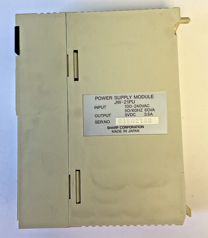 SHARP JW-21PU POWER SUPPLY MODULE 240VAC 50/60HZ  5VDC