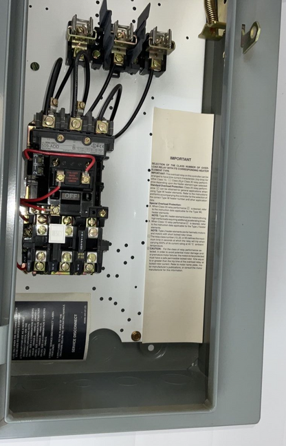 ALLEN BRADLEY 512-AACD-24R COMBINATION CONTROLLER REV.6-12 600V SER.1 3PH