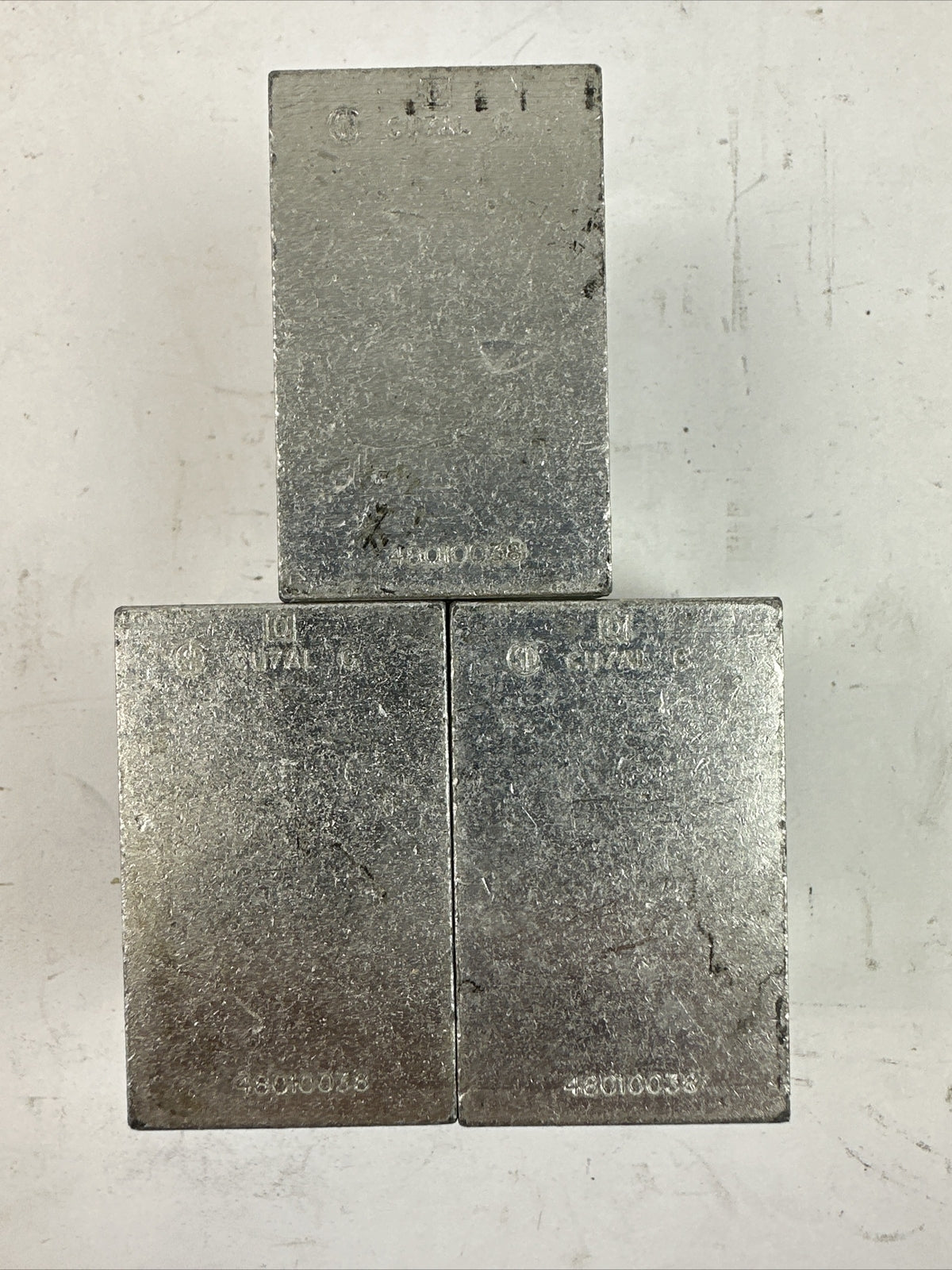 SQUARE D 48010038 LUGS MISSING PARTS (SCREWS/HARDWARE) (LOT OF 3)