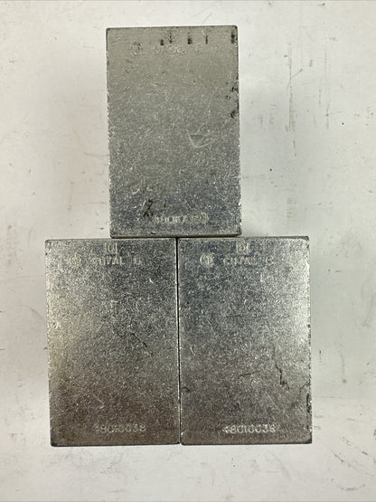 SQUARE D 48010038 LUGS MISSING PARTS (SCREWS/HARDWARE) (LOT OF 3)