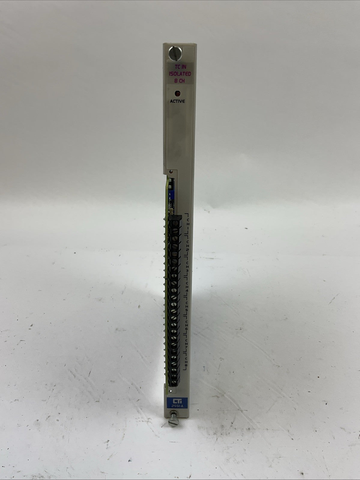 CTI CONTROL TECHNOLOGY 901E-2551-A THERMOCOUPLE INPUT ISOLATED 8CH