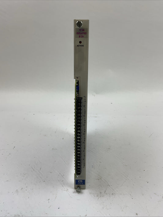 CTI CONTROL TECHNOLOGY 901E-2551-A THERMOCOUPLE INPUT ISOLATED 8CH