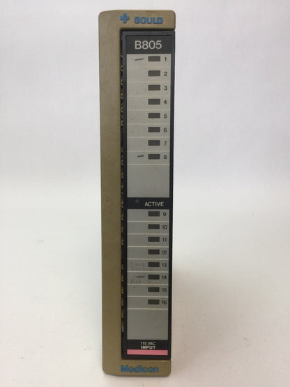 GOULD MODICON SCHNEIDER AS-B805-016 INPUT MODULE 115VAC