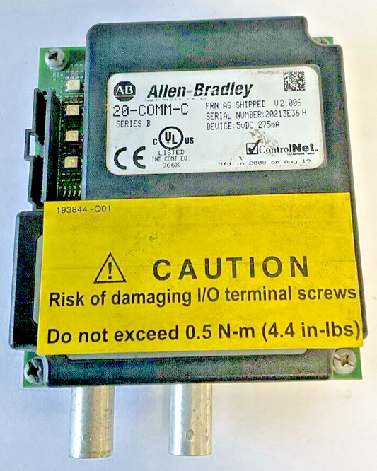 ALLEN BRADLEY 22-COMM-C COMMUNICATION ADAPTER FRN V2.006