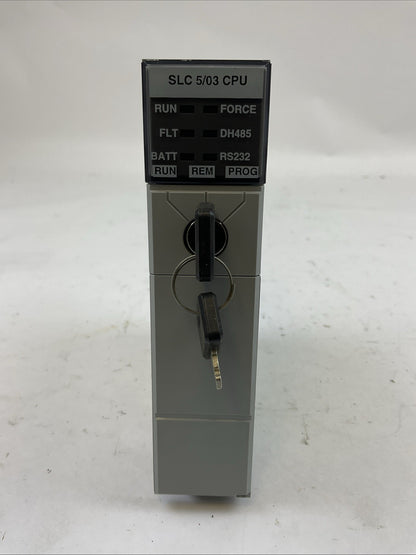 ALLEN BRADLEY 1747-L531 SER D PROC REV 4 1747-OS302 SER B FRN 10 SLC500 PROCESSO