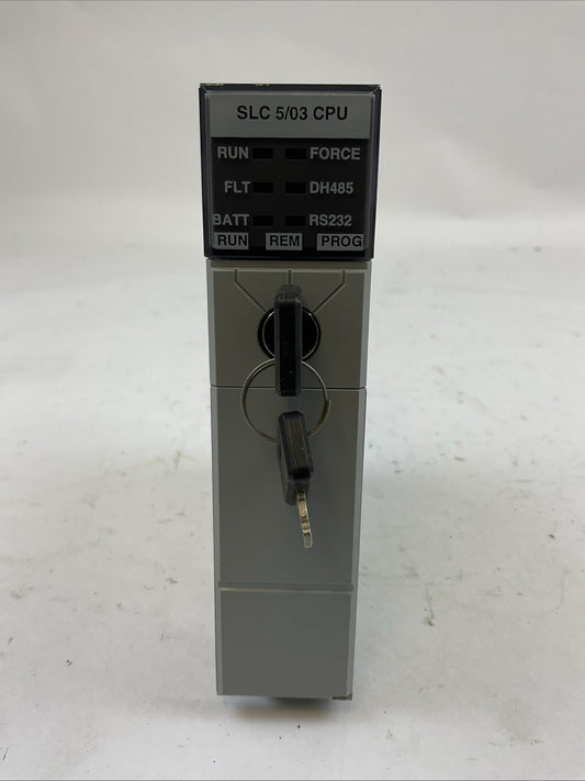 ALLEN BRADLEY 1747-L531 SER D PROC REV 4 1747-OS302 SER B FRN 10 SLC500 PROCESSO