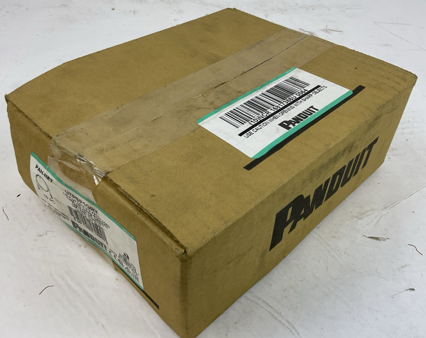 PANDUIT UTPSP1GRY 1FT TX6 PLUS CAT6 UTP PATCH CORD (BOX OF 10)