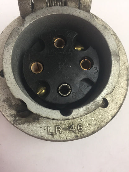 THE PYLE-NATIONAL COMPANY LR 47 MX RECEPTACLE LR-46 80 AMP 250 VAC 125 VDC LR-44