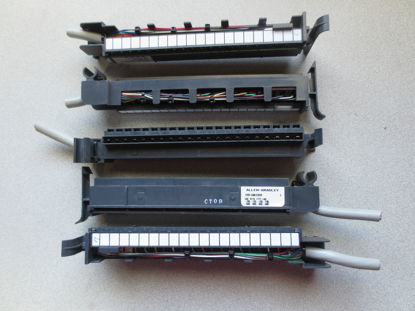 ALLEN-BRADLEY 1771-WH TERMINAL STRIP / SWING ARM for PLC - LOT of 5