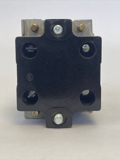 CUTLER HAMMER 10250H479-12 1077 PUSHBUTTON OPERATOR BLACK P.B. BASE MTG.
