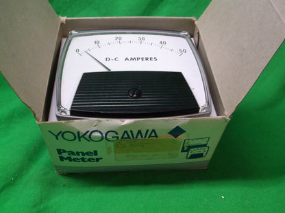 YOKOGAWA 250400NTNT PANEL METER 0-50 DC AMMETER - NEW SURPLUS in BOX