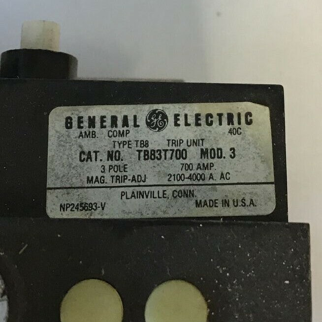 GENERAL ELECTRIC TB83T700 TRIP UNIT MOD.3 700A