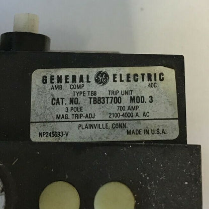GENERAL ELECTRIC TB83T700 TRIP UNIT MOD.3 700A
