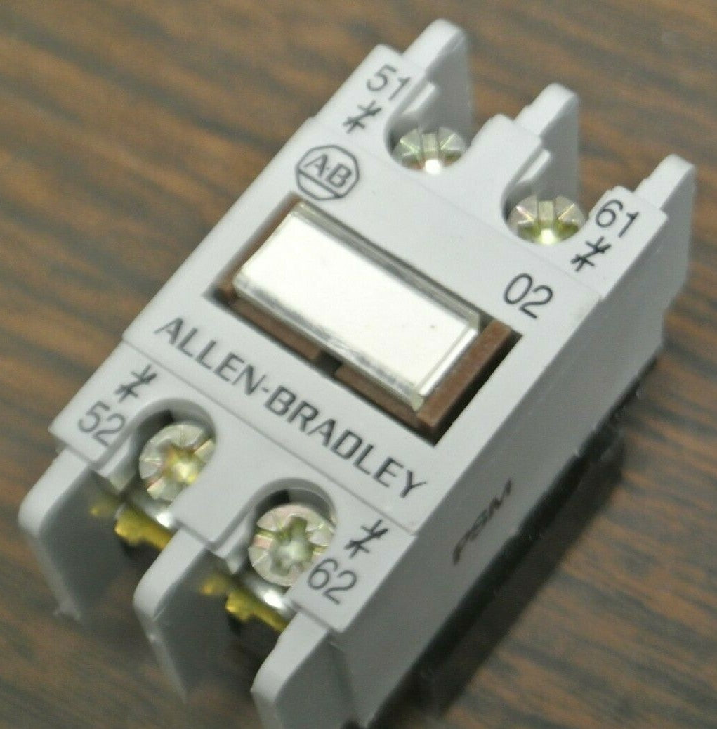 LOT of 2 / ALLEN-BRADLEY 195-FA02 ADD-ON CONTACT BLOCK / NEW SURPLUS