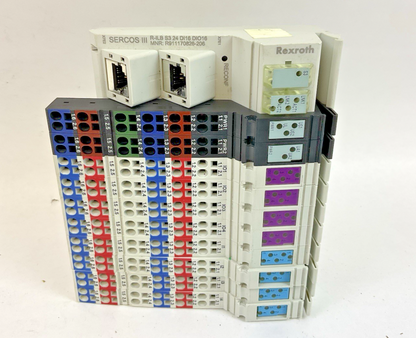 Rexroth SERCOS III R-ILB S3 24 DI16 DlO16 MNR:R911170826-206 INTERFACE MODULE