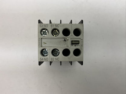 SIEMENS 3RH1911-1FA11 AUXILIARY CONTACT BLOCK 10A 240V GEN. USE (LOT OF 3)