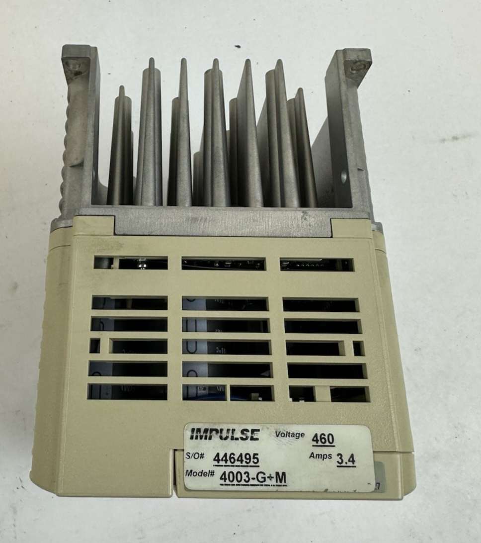 MAGNETEK IMPULSE DRIVE G+ MINI 4003-G+M CIMR-VU4A0004FAA REV A 480V