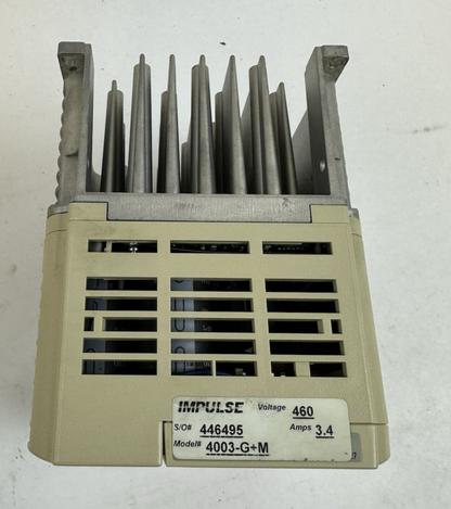 MAGNETEK IMPULSE DRIVE G+ MINI 4003-G+M CIMR-VU4A0004FAA REV A 480V