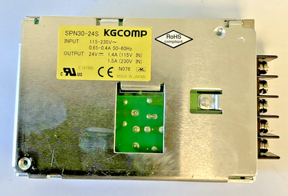 KGCOMP SPN30-24S POWER SUPPLY 230VAC 50-60HZ 24VDC
