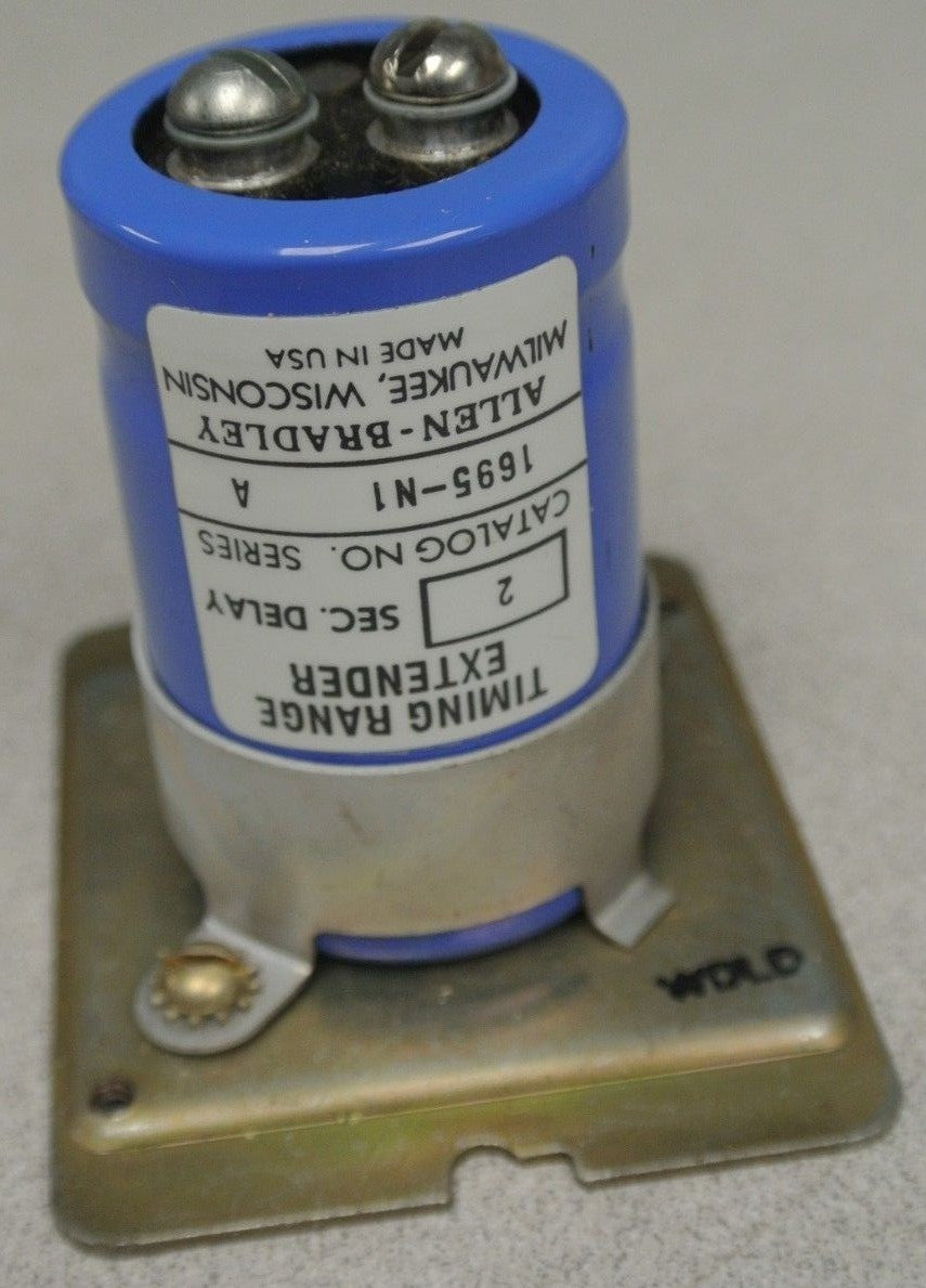 ALLEN-BRADLEY 1695-N1 TIME DELAY EXTENDER / 2 SECONDS / NEW SURPLUS / CAPACITOR