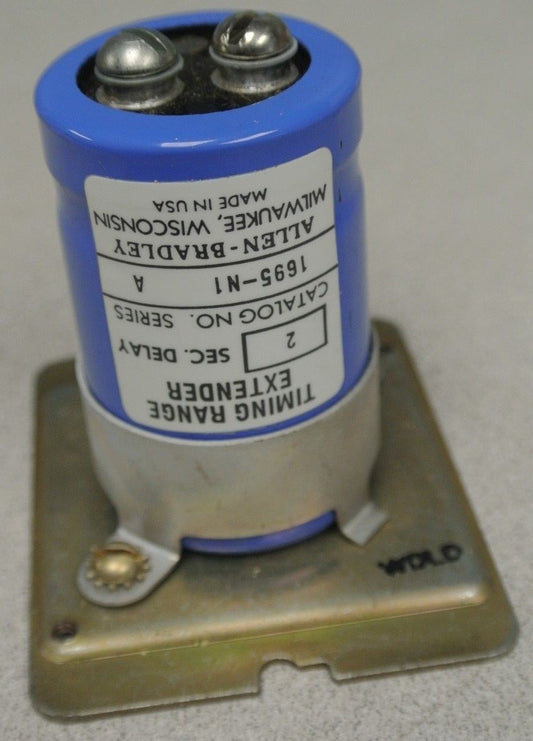 ALLEN-BRADLEY 1695-N1 TIME DELAY EXTENDER / 2 SECONDS / NEW SURPLUS / CAPACITOR