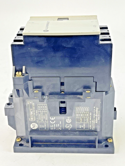 ALLEN-BRADLEY-100A75NZ*3 SER. B-24V COIL, 75A, 600VAC, 3 POLE & 195-GA10 SER. A