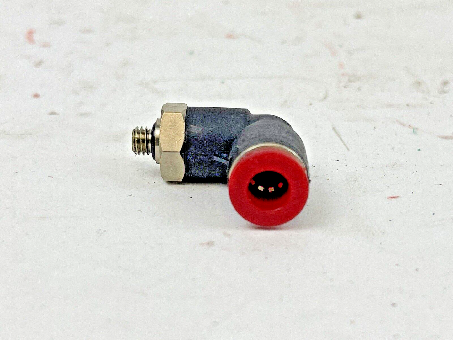 NORGREN C02470605 *LOT OF 15* -90° SWIVEL ELBOW ADAPTER, 6mm TUBE O/D, M5 THREAD
