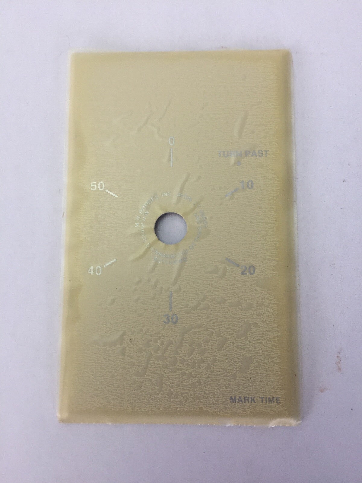 MARKTIME 90008 WALL BOX TIME SWITCH 60 MIN OFF TYPE WITHOUT HOLD 22A 125VAC 1HP