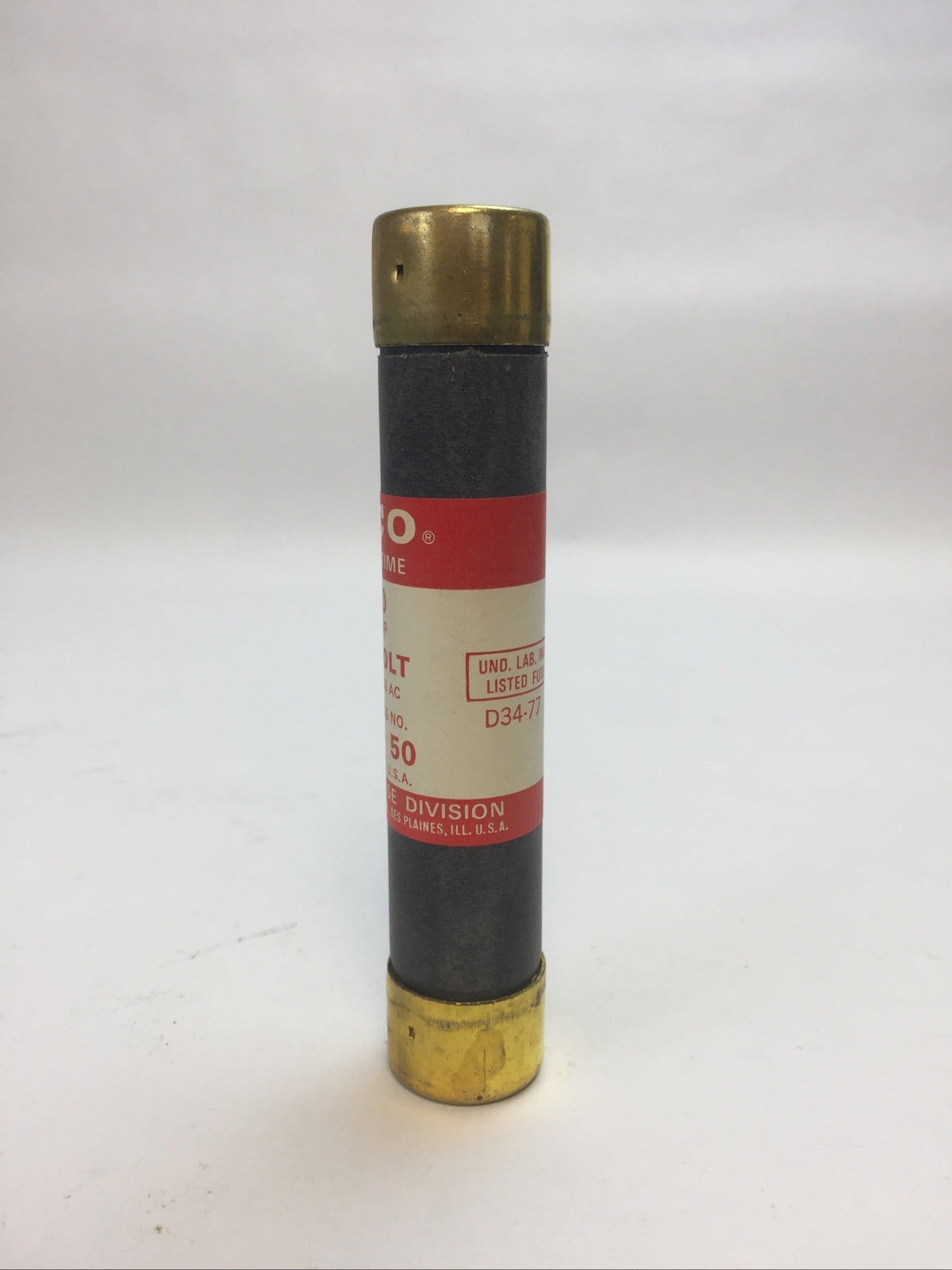FEDERAL PACIFIC ELECTRIC ECONOMY EOS50 ECO ONE TIME FUSE 50AMP 600VAC(BOX OF 10)