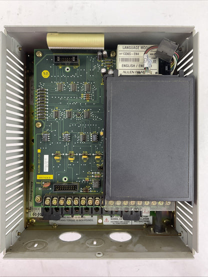 ALLEN BRADLEY 1336S-BRF20-AA-EN4 SER D 1336 PLUS SENSORLESS VECTOR DRIVE