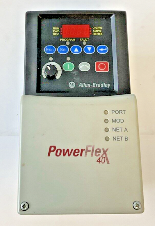 ALLEN BRADLEY 22B-D4P0N104 AC DRIVE SER.A 1.5KW 2.0HP 3PH 480VAC 63HZ 5.7AMPS