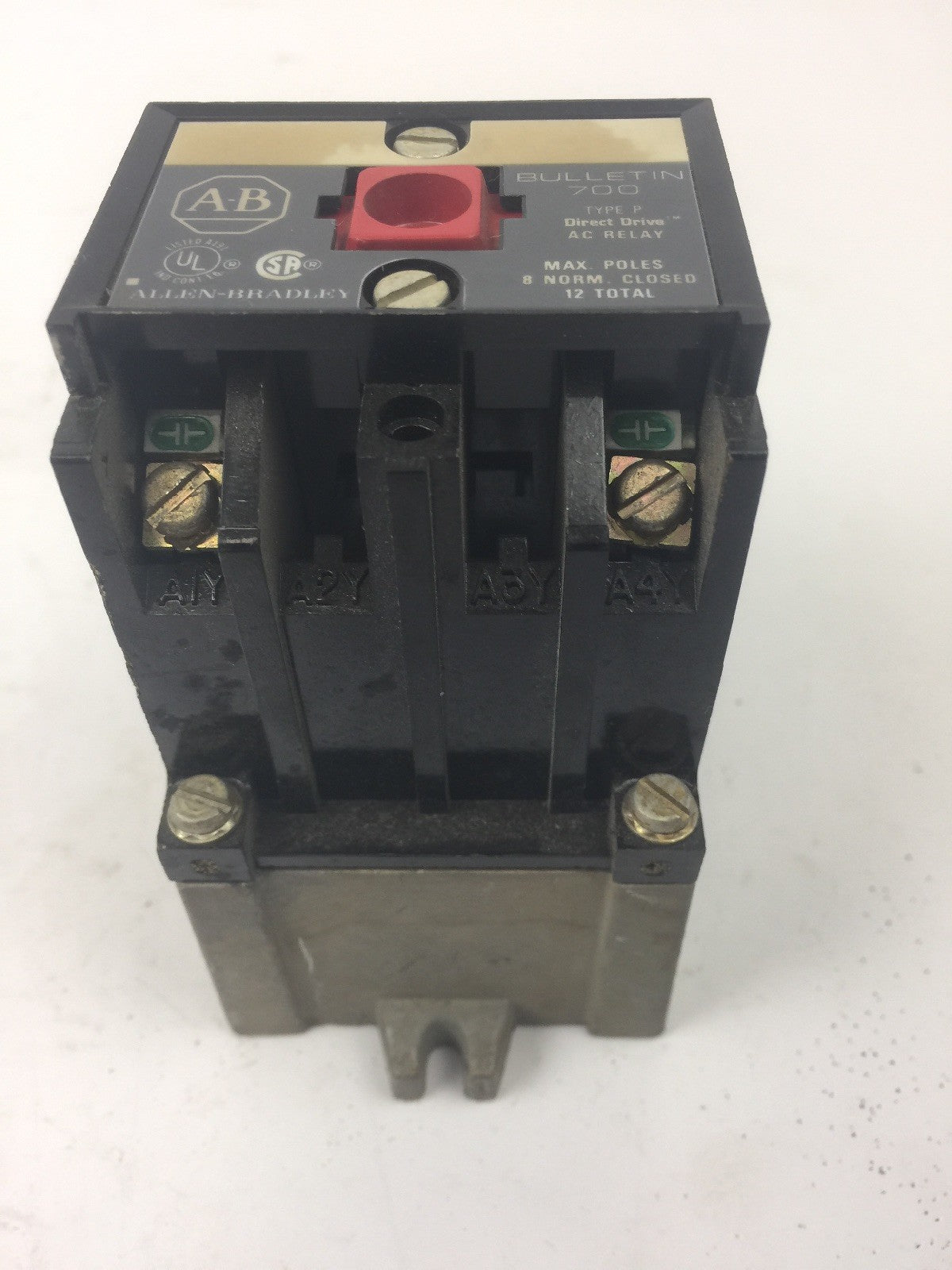 ALLEN BRADLEY 700-P200A1 AC CONTROL RELAY SERIES A COIL 115-120V 60HZ 110V 50HZ
