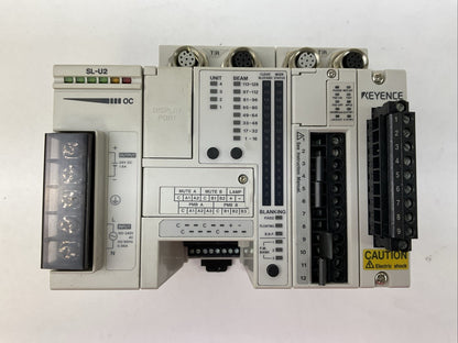 KEYENCE SL-R11 RELAY SL-R12EX INTELLIGENT EXTENSION SL-U2 POWER SUPPLY