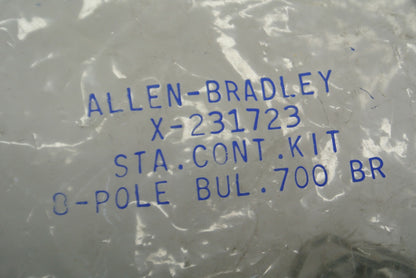 ALLEN-BRADLEY X-231723 STATIONARY CONTACT KIT / 8 POLE / NEW SURPLUS BUL. 700 BR