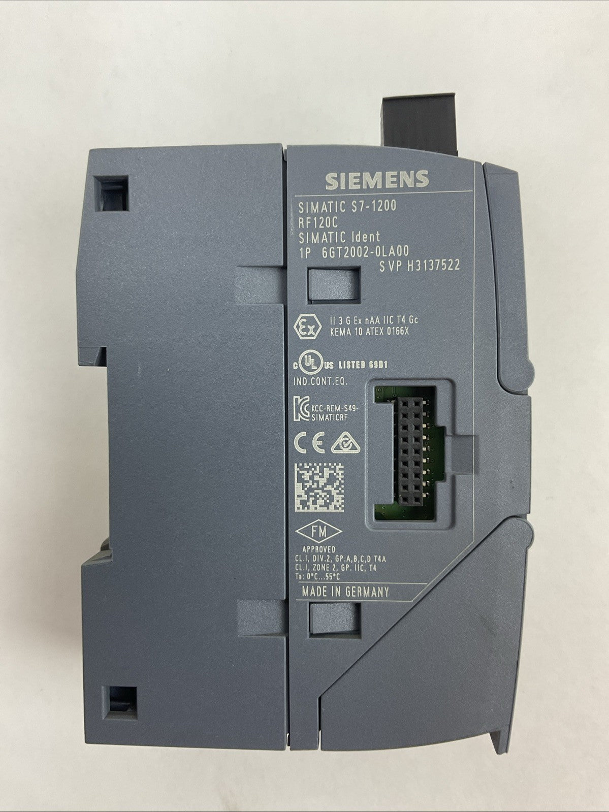 SIEMENS 1P 6GT2002-0LA00 SIMATIC S7-1200 RF120C COMMUNICATION MODULE