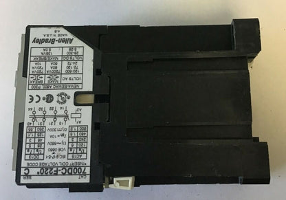 ALLEN BRADLEY 700DC-F220* CONTACTOR SER.C 600VAC 10A