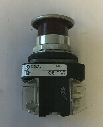 ALLEN BRADLEY 800T-QM24A RED SER T PUSH BUTTON  24VAC/VDC