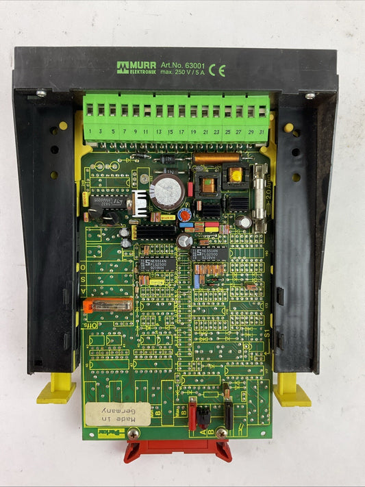 MURR 63001 PLUG IN CARD SLOT PARKER ED00-102D/4 CONTROL BOARD BASIS TYPE D REV 8