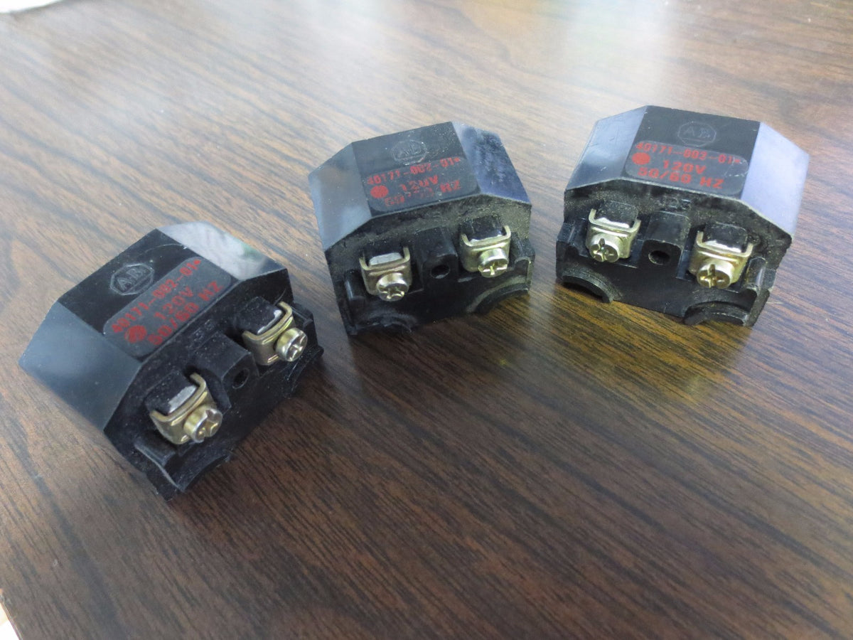 ALLEN-BRADLEY 40171-002-01 PILOT LIGHT TRANSFORMER / COIL - LOT of 3