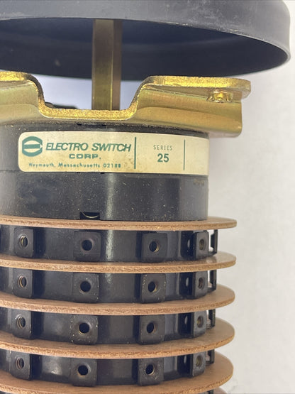 ELECTRO SWITCH CORP 25916LA ROTARY SELECTOR SWITCH 7.5A 125VAC SERIES 25