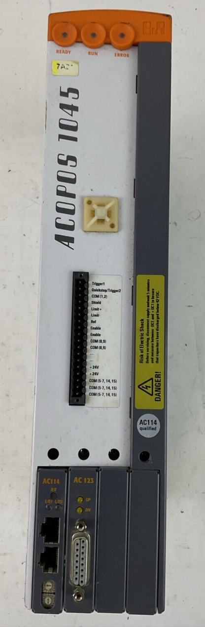 B&R ACOPOS 1045 8V1045.00-2 REV VA SERVO DRIVE 8AC123.60-1 REV E0 8AC114-60.2