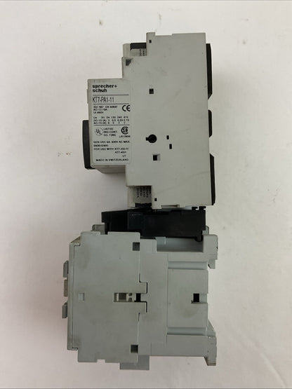 SPRECHER+SCHUH KTA7-25S-16A CIRCUIT BREAKER 10-16A CA7-16-01 CONTACTOR 277V COIL