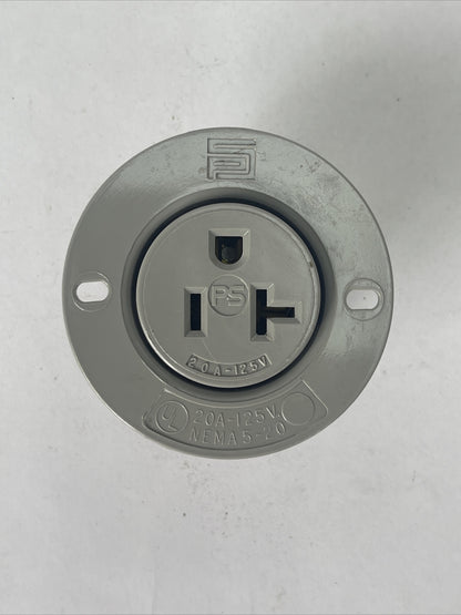 PASS & SEYMOUR 5379-SS OUTLET 20A 125V NEMA 5-20 (LOT OF 2)